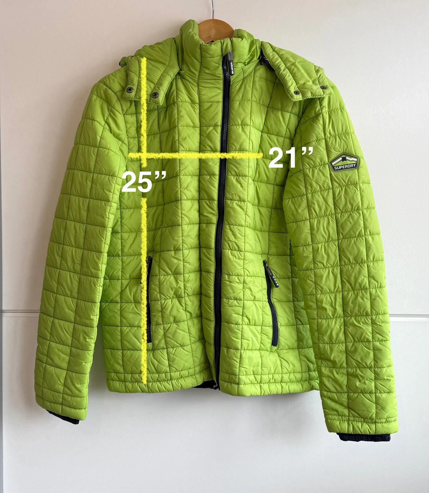 Superdry Hooded Box Quilt Fuji Jacket size L (SKU D3)