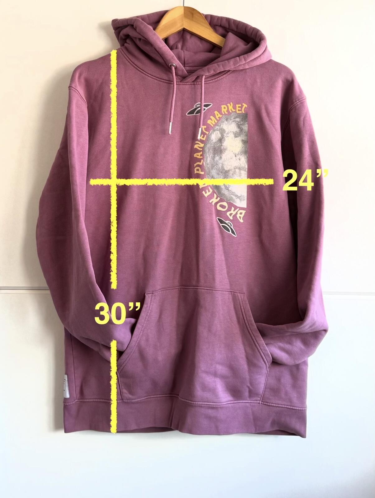 Broken Planet "Follow your nightmares" hoodie size xxl (sku C5)