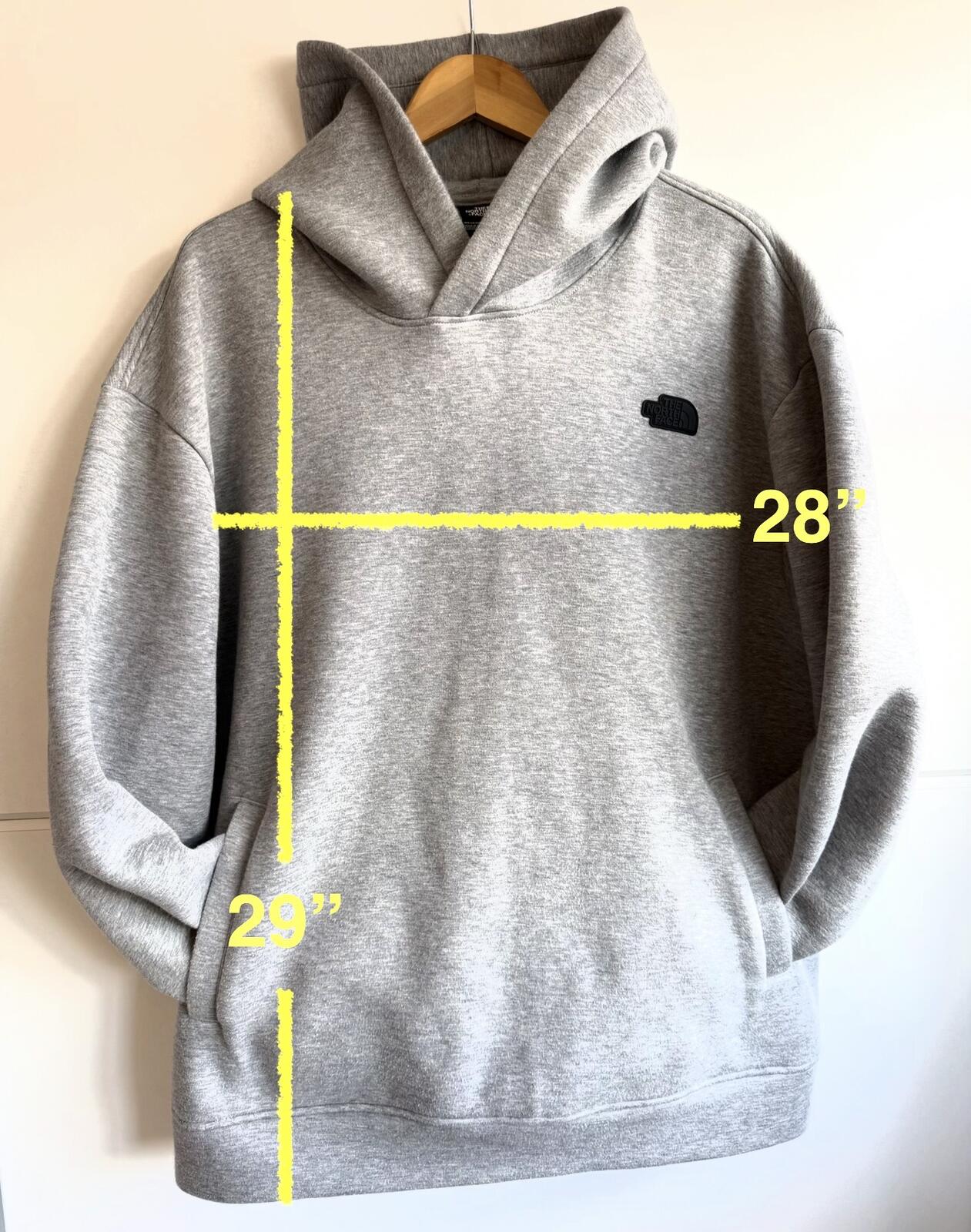 The North Face Relaxed Fit Hoodie "Grey" size xxl (sku B2)