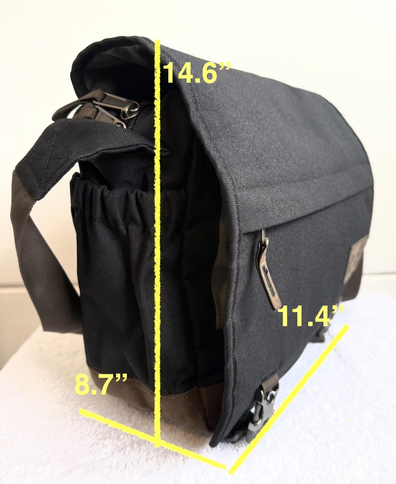Jack Wolfskin Camden Town messenger bag "black"