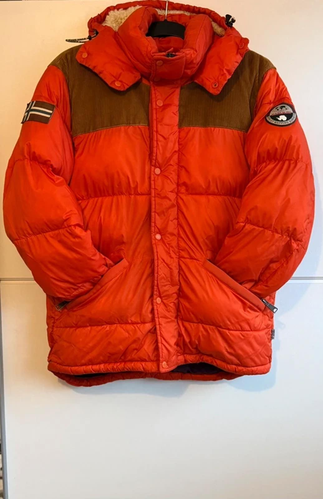 Napapijri Antero Puffer Jacket, orange size L (top 1)