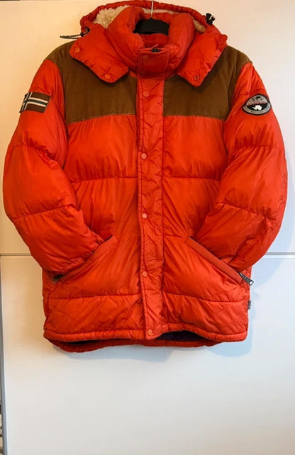 Napapijri Antero Puffer Jacket, orange size L (top 1)
