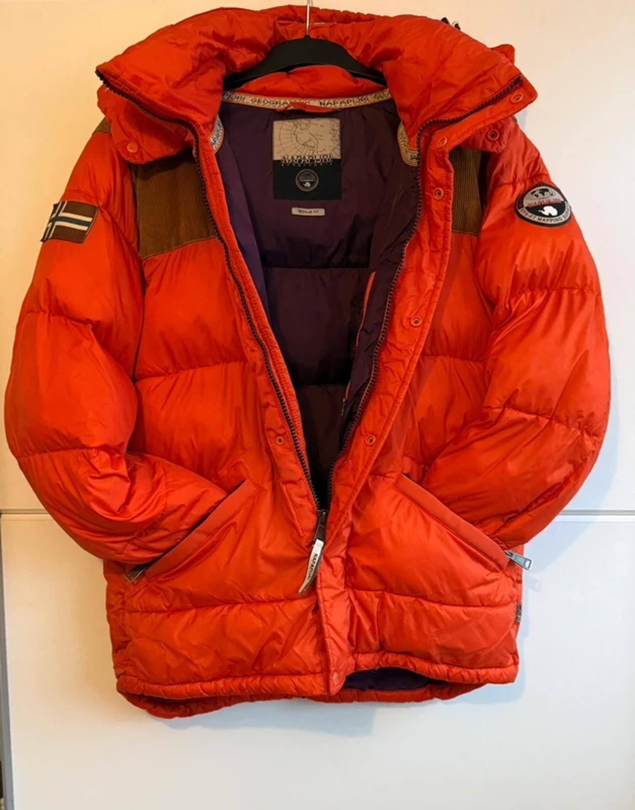 Napapijri Antero Puffer Jacket, orange size L (top 1)