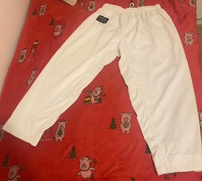 Taekwondo Dobok (Pine Tree) top, (Stuborn Fighter) trousers (SKU A10)