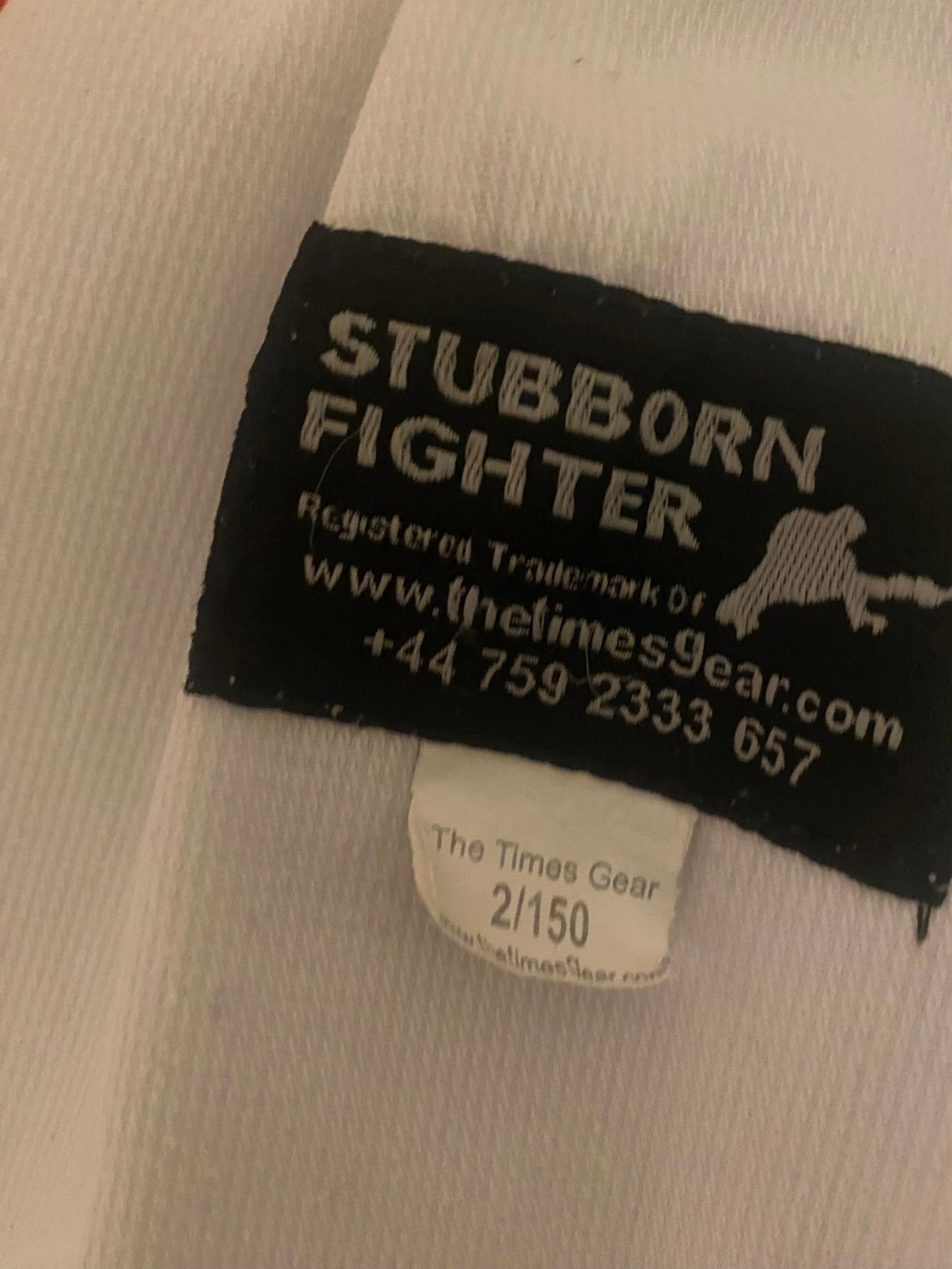 Taekwondo Dobok (Pine Tree) top, (Stuborn Fighter) trousers (SKU A10)