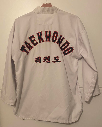 Taekwondo Dobok (Pine Tree) top, (Stuborn Fighter) trousers (SKU A10)