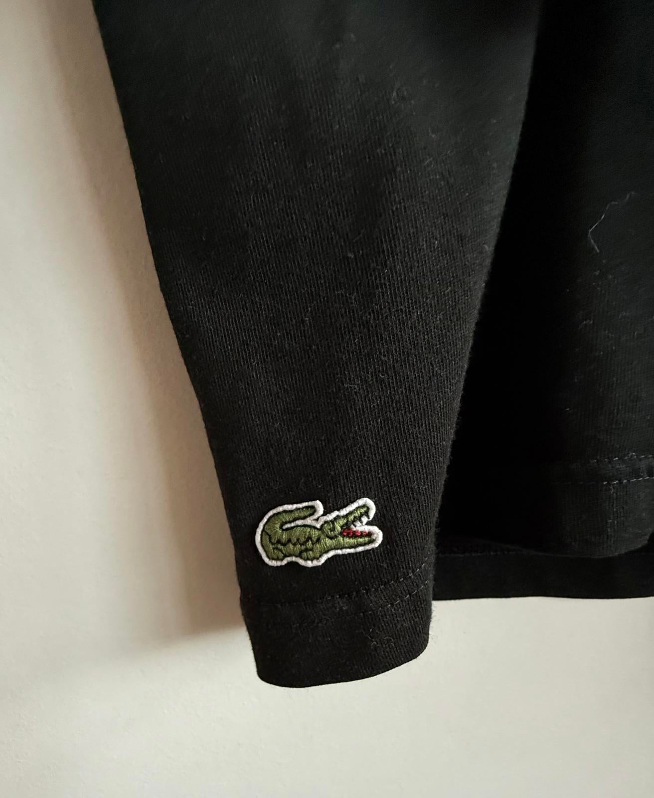 Lacoste T-shirt Black size 7 (XL) (SKU A5)