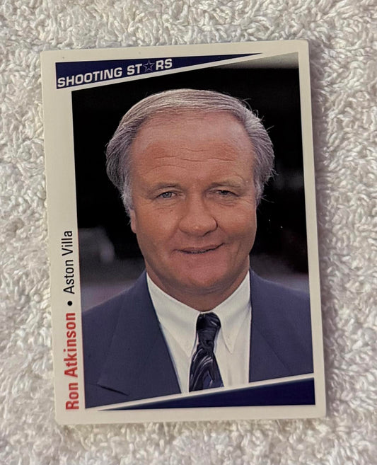 Shooting Stars Football trading cards '91-'92 "Ron Atkinson" #387