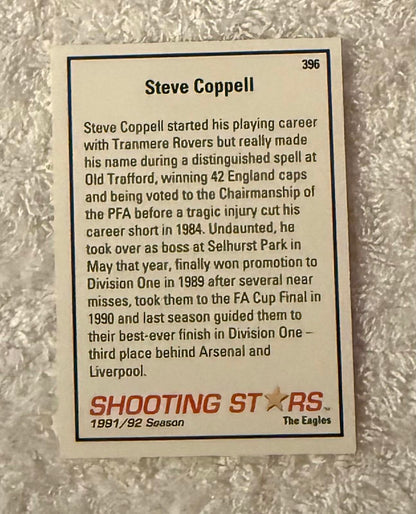 Shooting Stars Football trading cards '91-'92 "Steve Coppell" #396