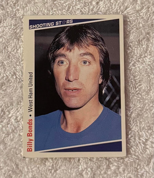 Shooting Stars Football trading cards '91-'92 "Billy Bonds" #395