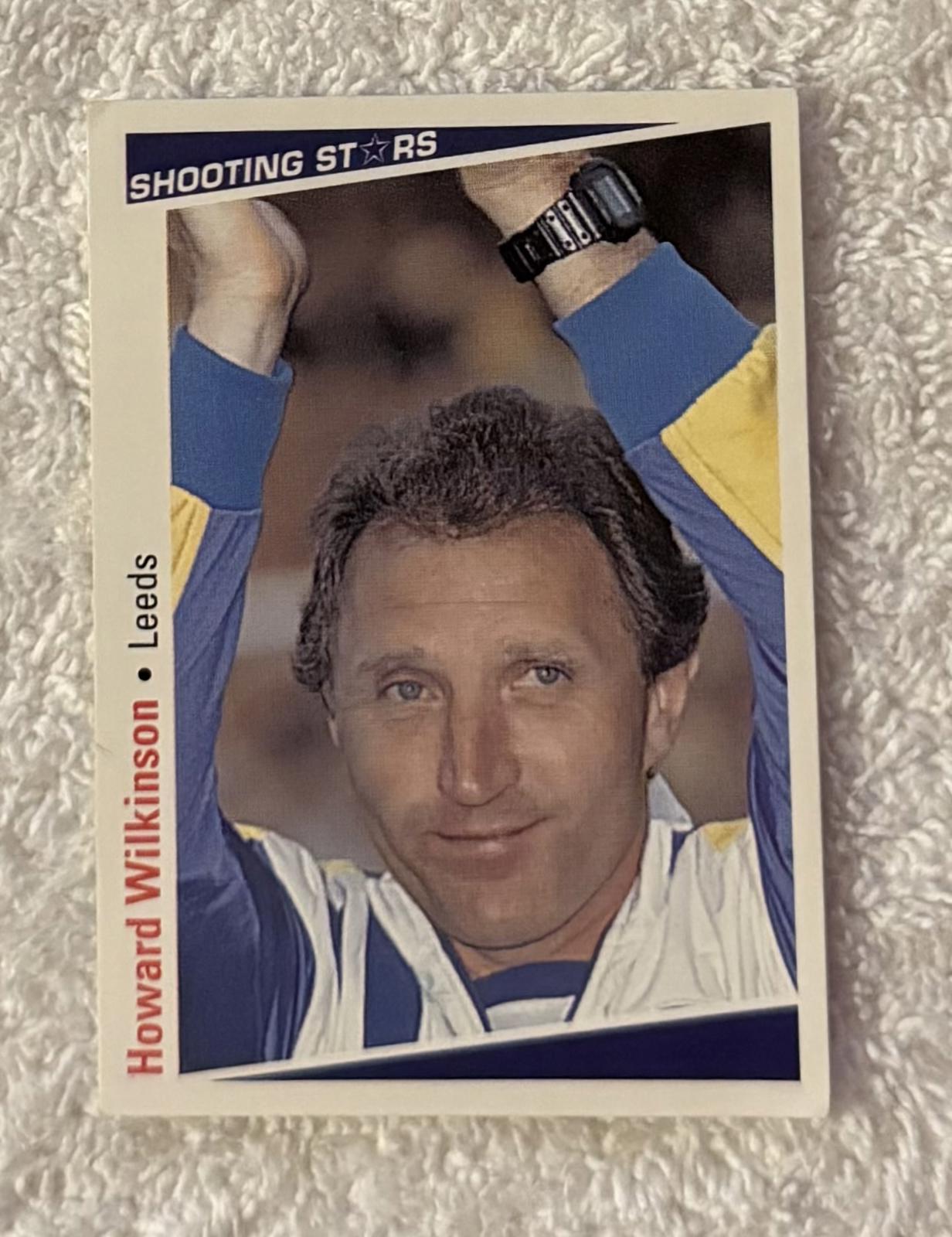 Shooting Stars Football trading cards '91-'92 "Howard Wilkinson" #393