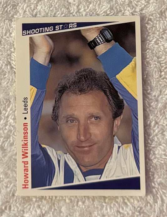 Shooting Stars Football trading cards '91-'92 "Howard Wilkinson" #393