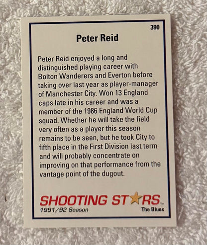 Shooting Stars Football trading cards '91-'92 "Peter Reid" #390
