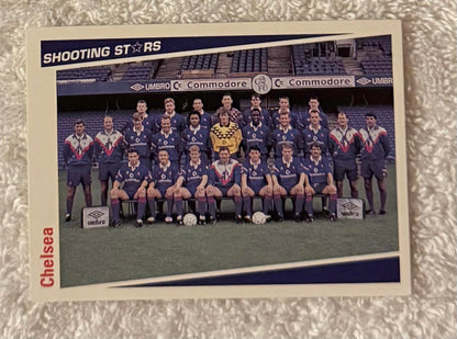 Shooting Stars Football trading cards '91-'92 "Chelsea team" #3