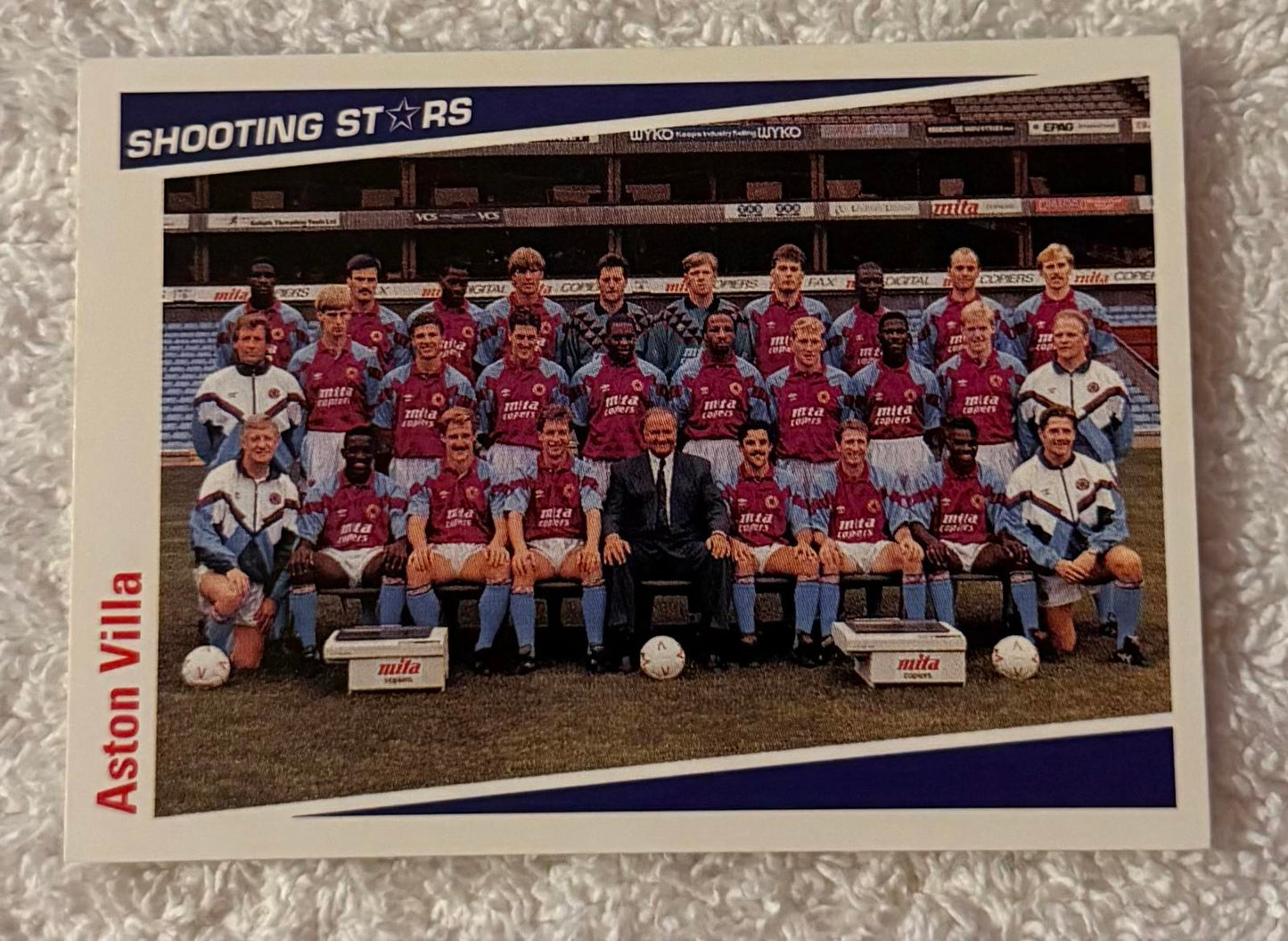 Shooting Stars Football trading cards '91-'92 "Aston Villa" #2