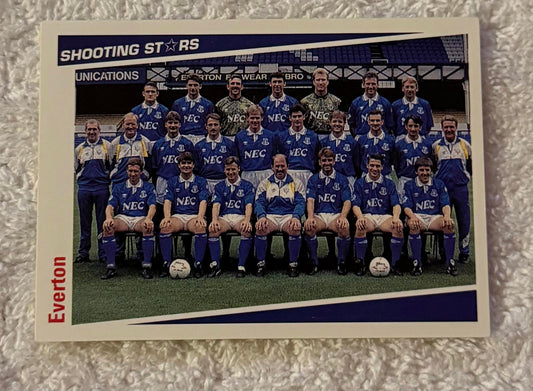 Shooting Stars Football trading cards '91-'92 "Everton Team" #4