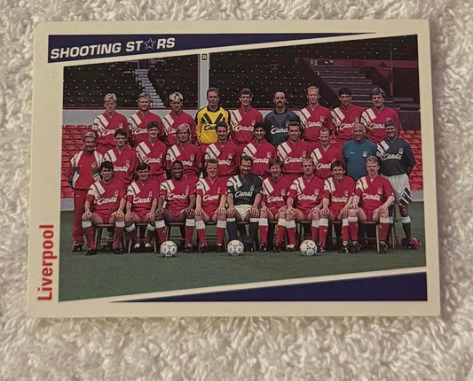 Shooting Stars Football trading cards '91-'92 "Liverpool Team" #6