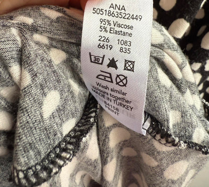 George light summer dress, black / white size 24 (SKU A12)