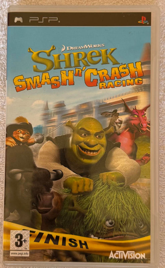 PSP *CASE ONLY* Shrek, Smash n Crash Racing