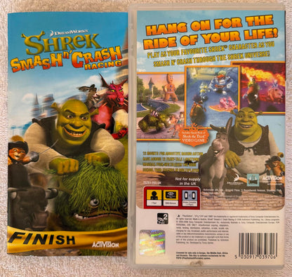 PSP *CASE ONLY* Shrek, Smash n Crash Racing