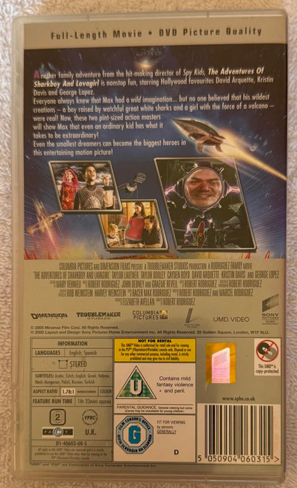 PSP *CASE ONLY* The Adventures of Sharkboy and Lavagirl Movie