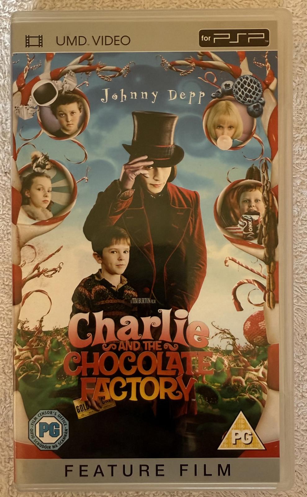 PSP *CASE ONLY* Charlie and the Chocolate Factory Movie