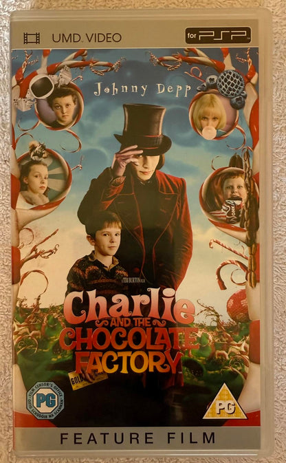 PSP *CASE ONLY* Charlie and the Chocolate Factory Movie