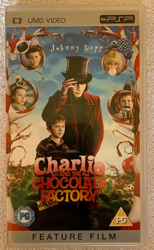 PSP *CASE ONLY* Charlie and the Chocolate Factory Movie