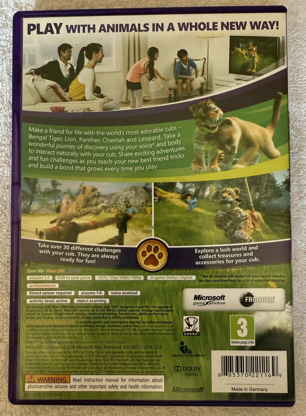 XBox 360 - Kinectimals