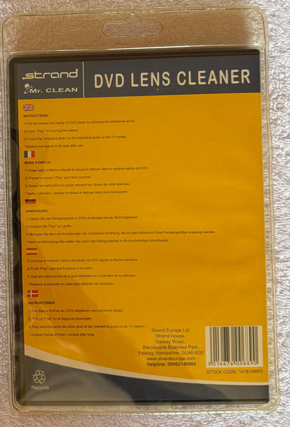 Strand DVD lens cleaner