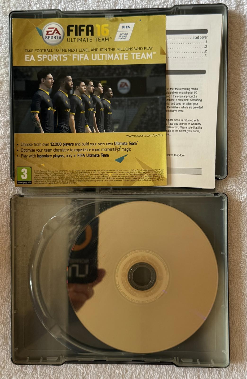 XBox one - FIFA 16 steel box