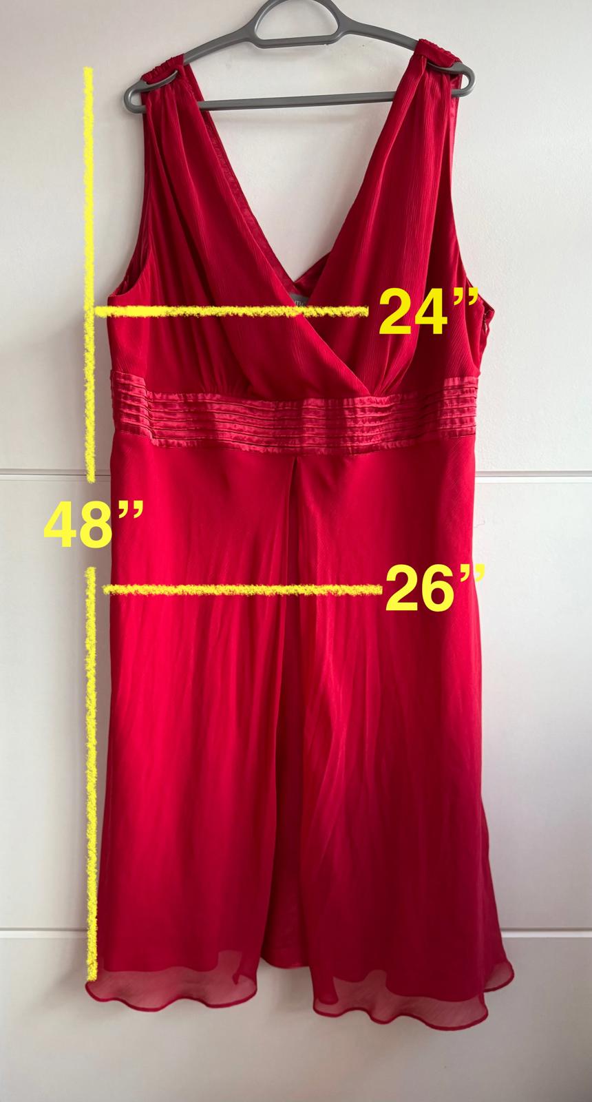 Cocktail / Evening dress Red size 26 (SKU A13)