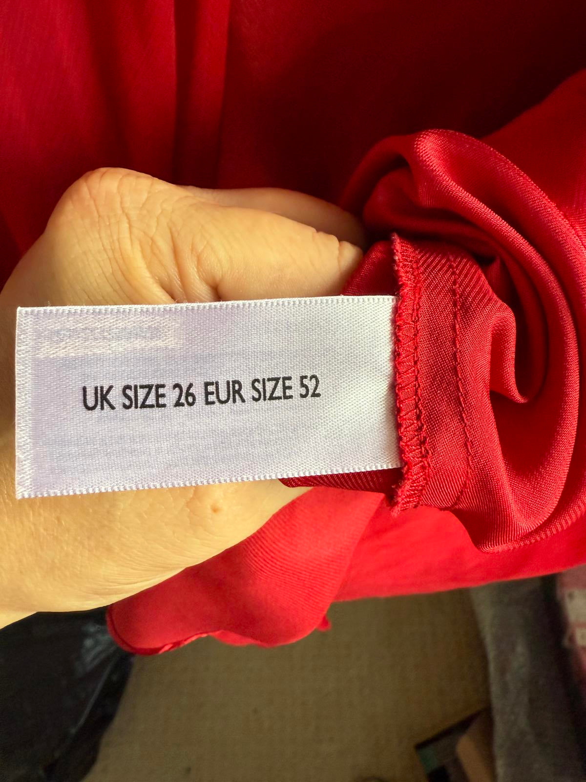 Cocktail / Evening dress Red size 26 (SKU A13)