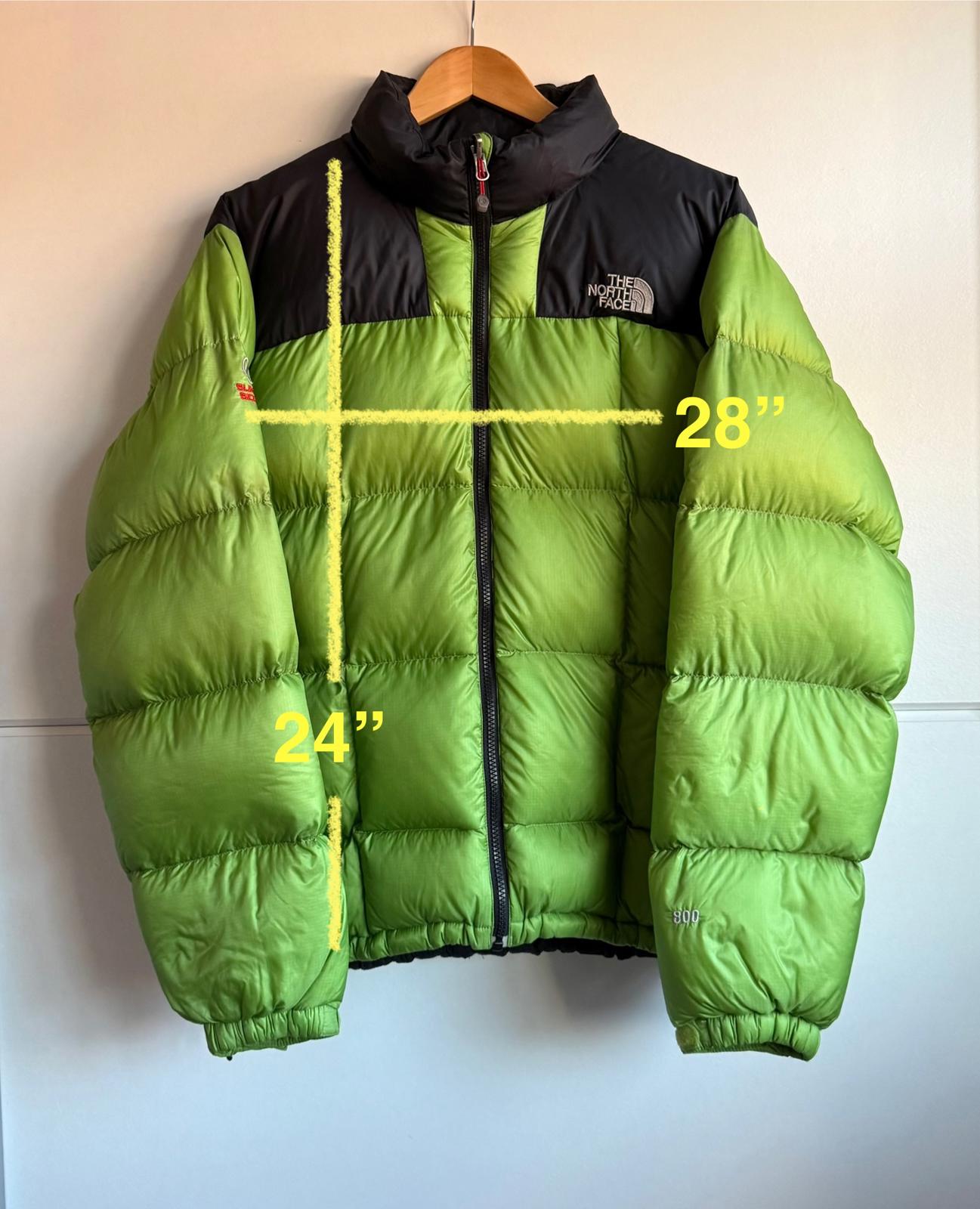 The North Face Summit Series Pertex Green Nylon 800 Down Puffer size L (SKU C1)