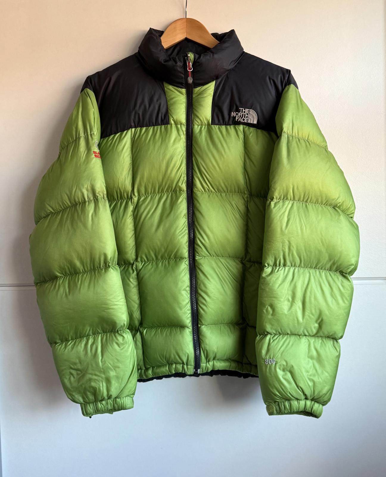 The North Face Summit Series Pertex Green Nylon 800 Down Puffer size L (SKU C1)