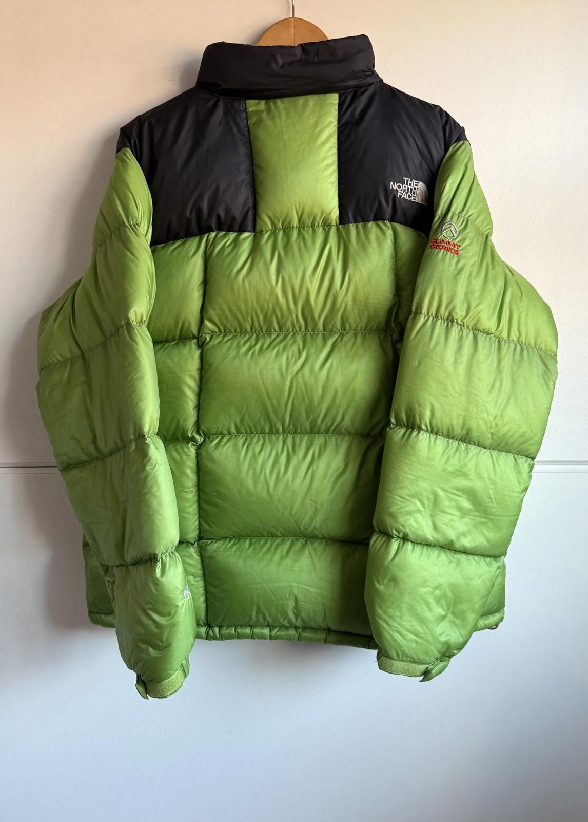 The North Face Summit Series Pertex Green Nylon 800 Down Puffer size L (SKU C1)