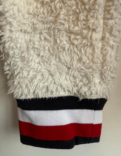 Tommy Hilfiger sherpa fleece hoodie, white size L (SKU B4)