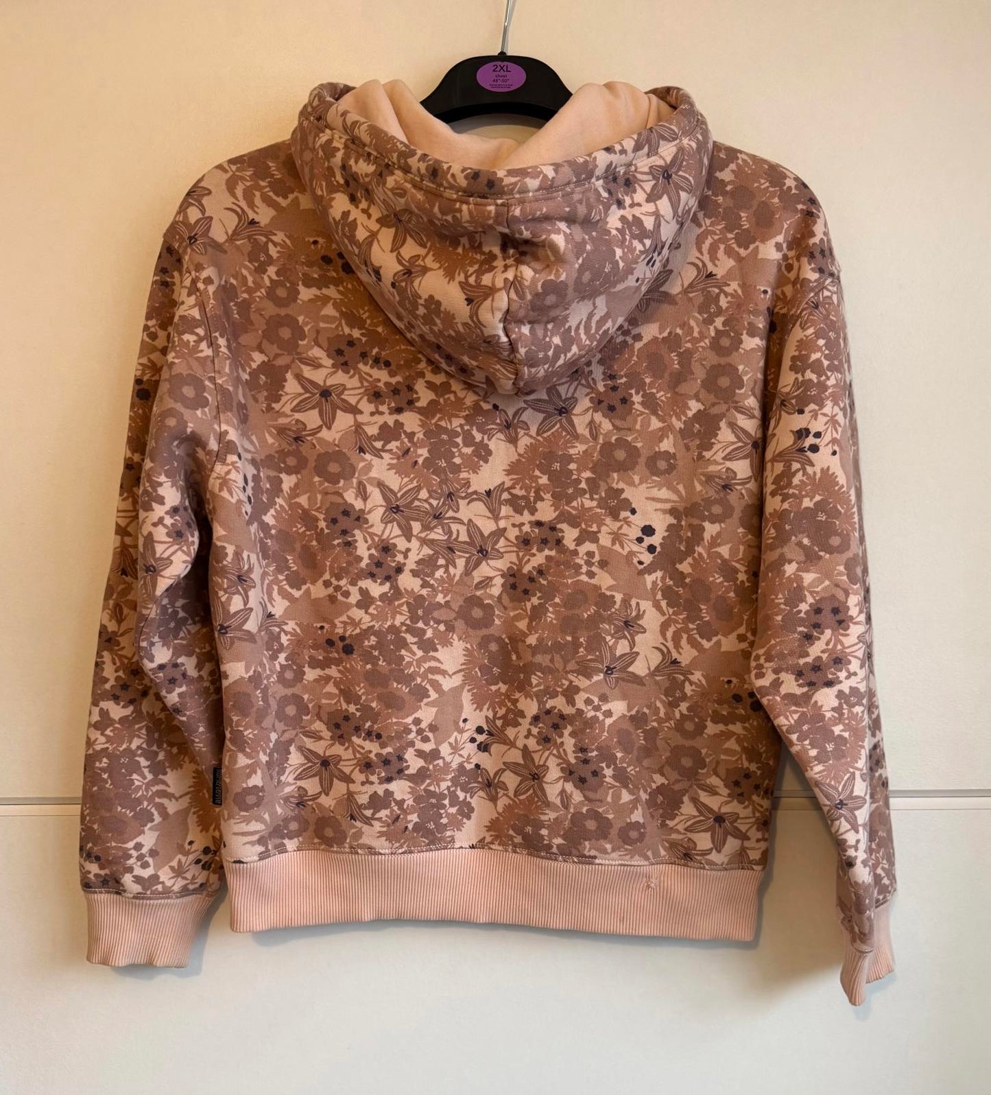 Napapijri Women's Earth Hoodie "Flower Pink" size s (SKU D9)