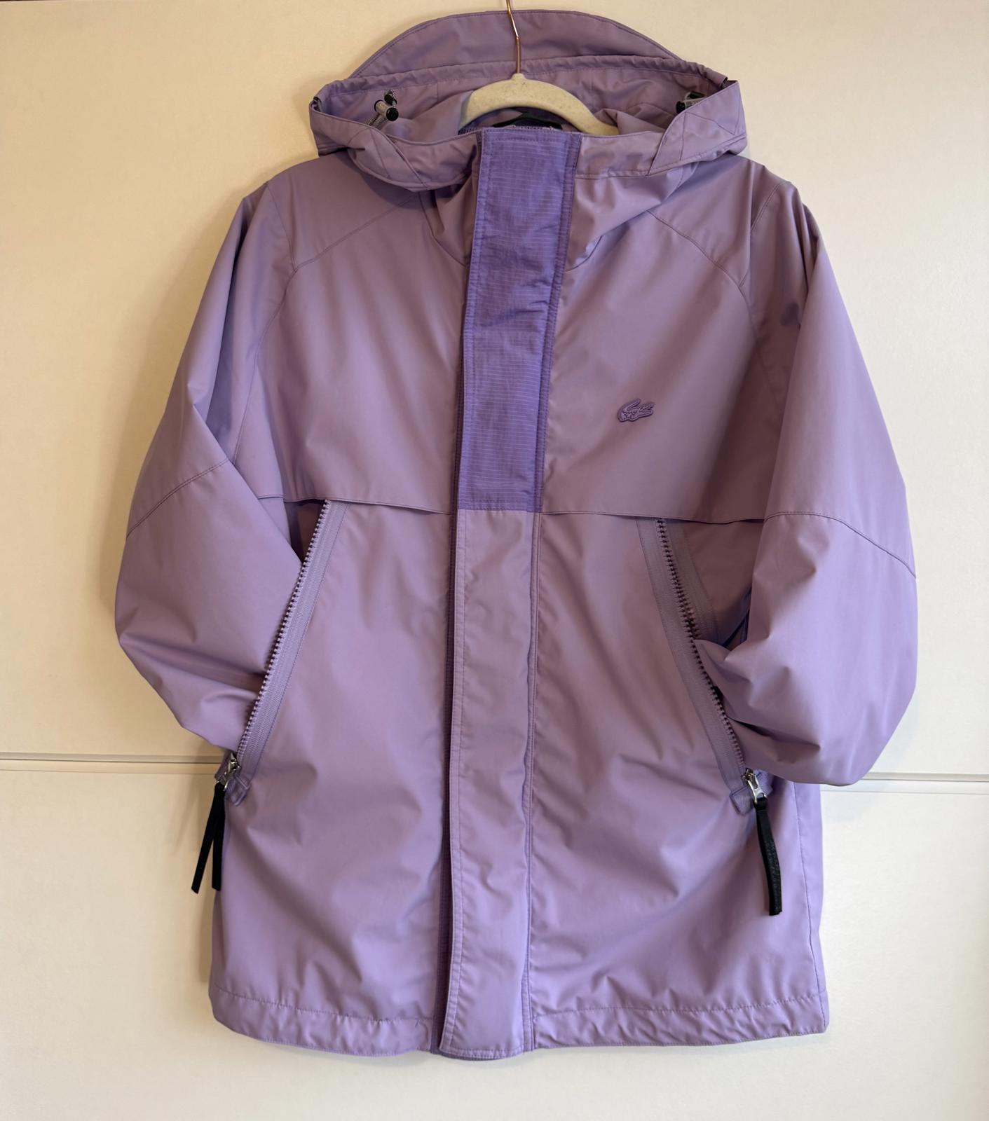 Lacoste "Tennis Water-Repellent Hooded Jacket" neva purple size 46 (M) (SKU F7)