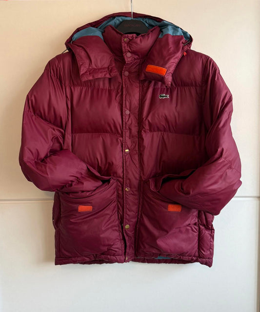 Lacoste Live puffer jacket, burgundy size L (52) (SKU F11)