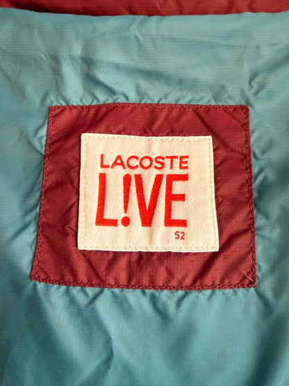 Lacoste Live puffer jacket, burgundy size L (52) (SKU F11)