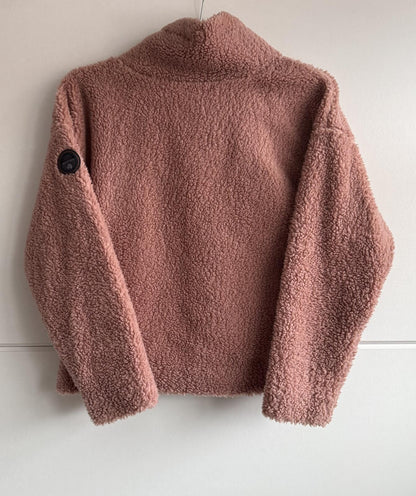 Napapijri Teide teddy fleece hoodie "pink" size m (sku D8)