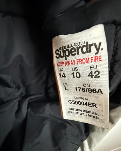 Superdry women's Ashley Everest parka jacket size L (sku D1)