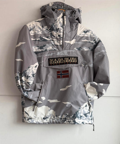 Napapijri Rainforest Winter Jacket "Camo Ice" size S RARE (sku B3)