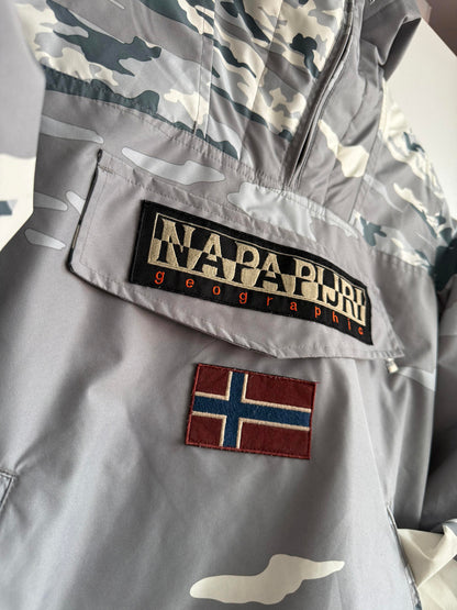 Napapijri Rainforest Winter Jacket "Camo Ice" size S RARE (sku B3)