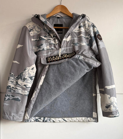 Napapijri Rainforest Winter Jacket "Camo Ice" size S RARE (sku B3)