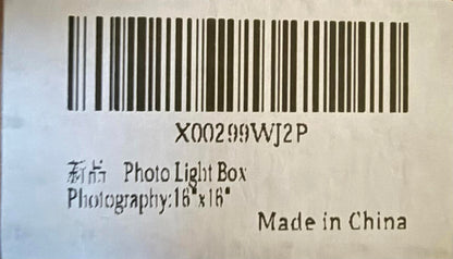 Photo light box 16" x 16" new, unused