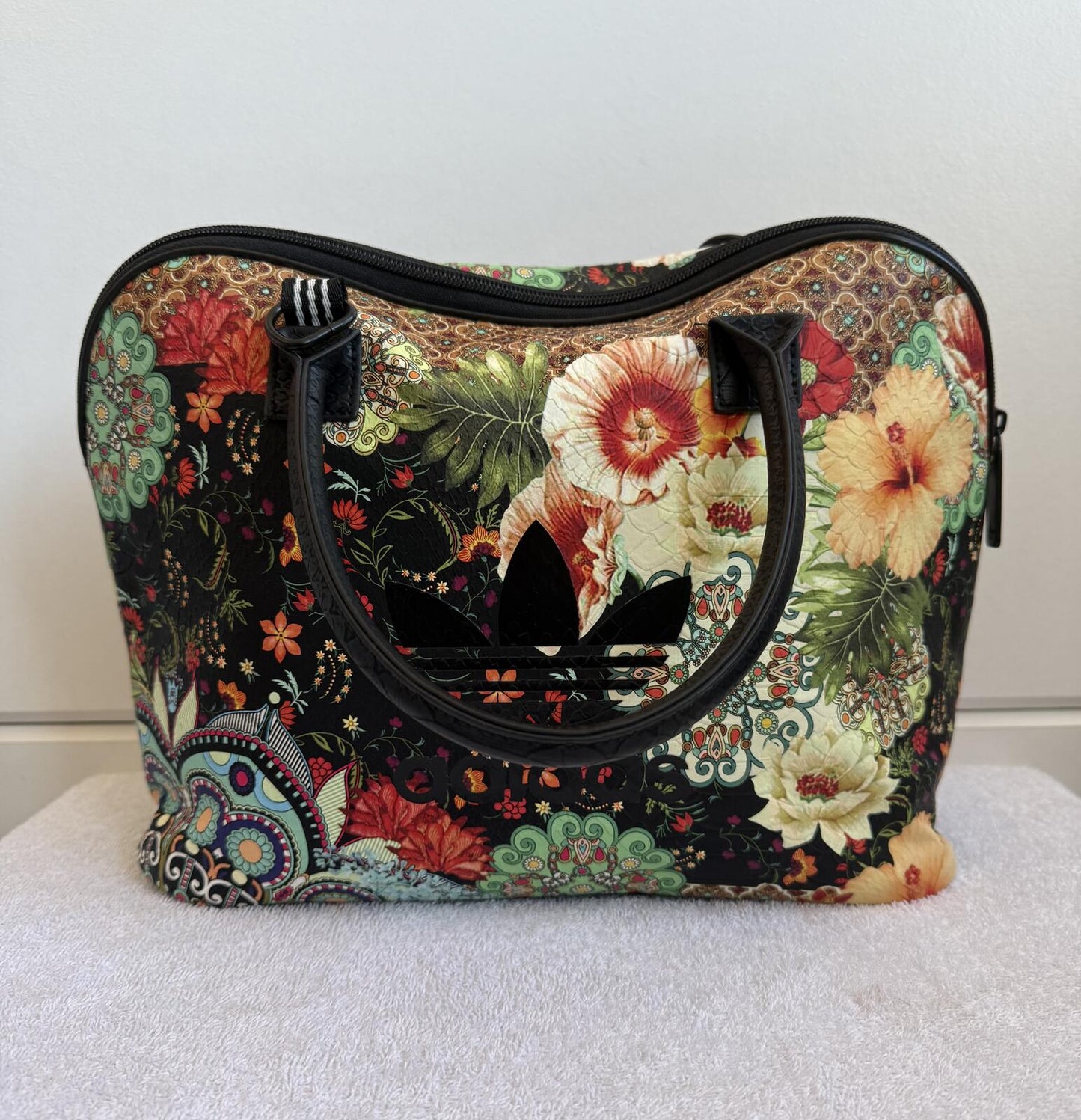 Adidas Jardim Agharta Bowling Bag collaboration with The FARM Company