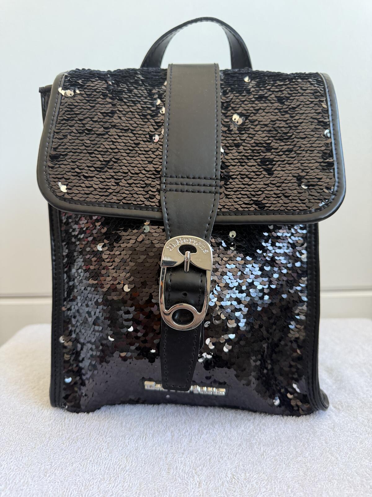 Dr. Martens Mini Reversible Sequin Leather Backpack