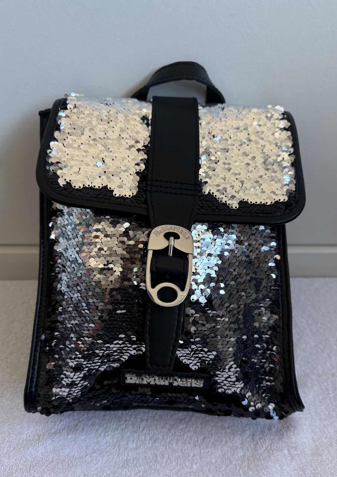 Dr. Martens Mini Reversible Sequin Leather Backpack